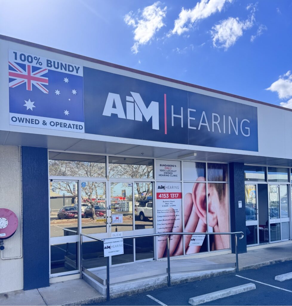 AIM Hearing shopfront in Avoca, Bundaberg - 100% Bundy owned and operated independent hearing clinic